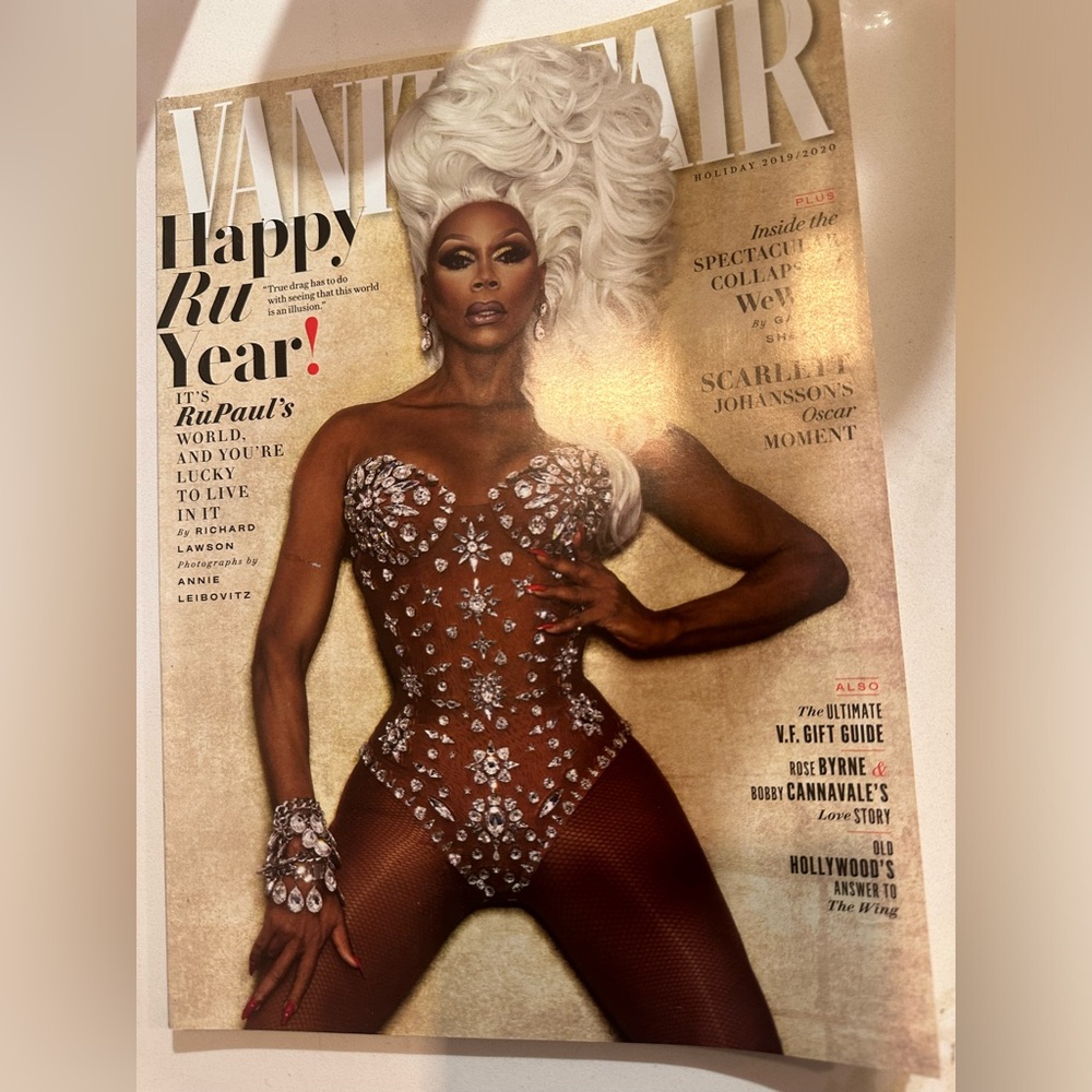 Vanity Fair Holiday Edition 2019/2020 RuPaul magazine